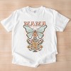 Simply Sage Market Mama Butterfly Floral Garment Dyed Tee - 3 of 4