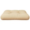 vidaXL Pallet Cushion Beige 100% polyester 7.8" x 7.8" x 1.9 - 4 of 4