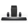 TCL Q Class Premium 5.1 Ch Sound Bar w/ Subwoofer DTS Virtual:X Black Q6510, Refurbished - 2 of 4