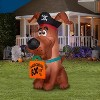 Gemmy Airblown Inflatable Scoob w/Halloween Boo ty Bag WB (WM), 4.5 ft Tall, Multi - 2 of 4