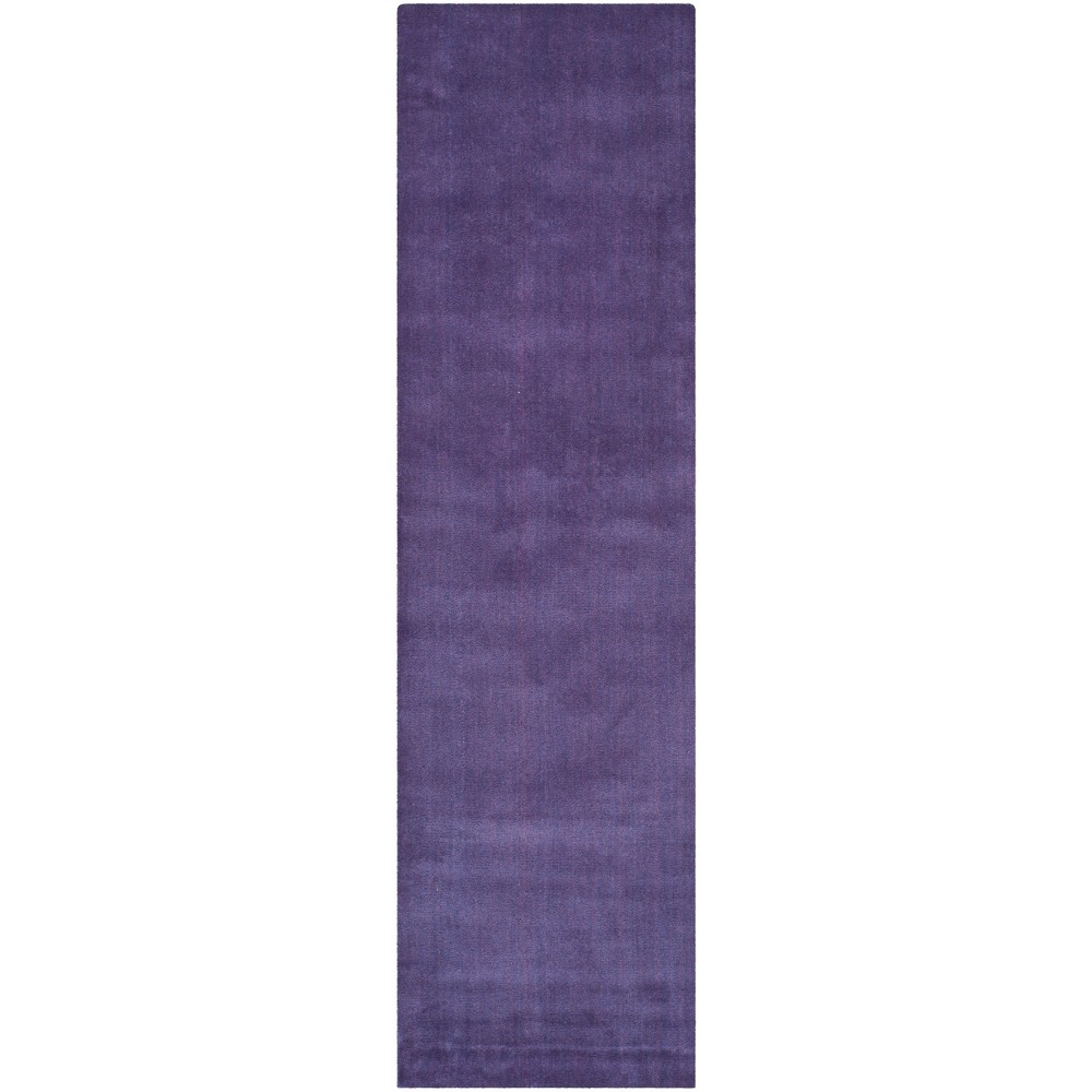 2'3inx6' Solid Tufted Runner Purple - Safavieh