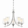 Savoy House Octave 5 - Light Chandelier in  Polished Chrome - 4 of 4
