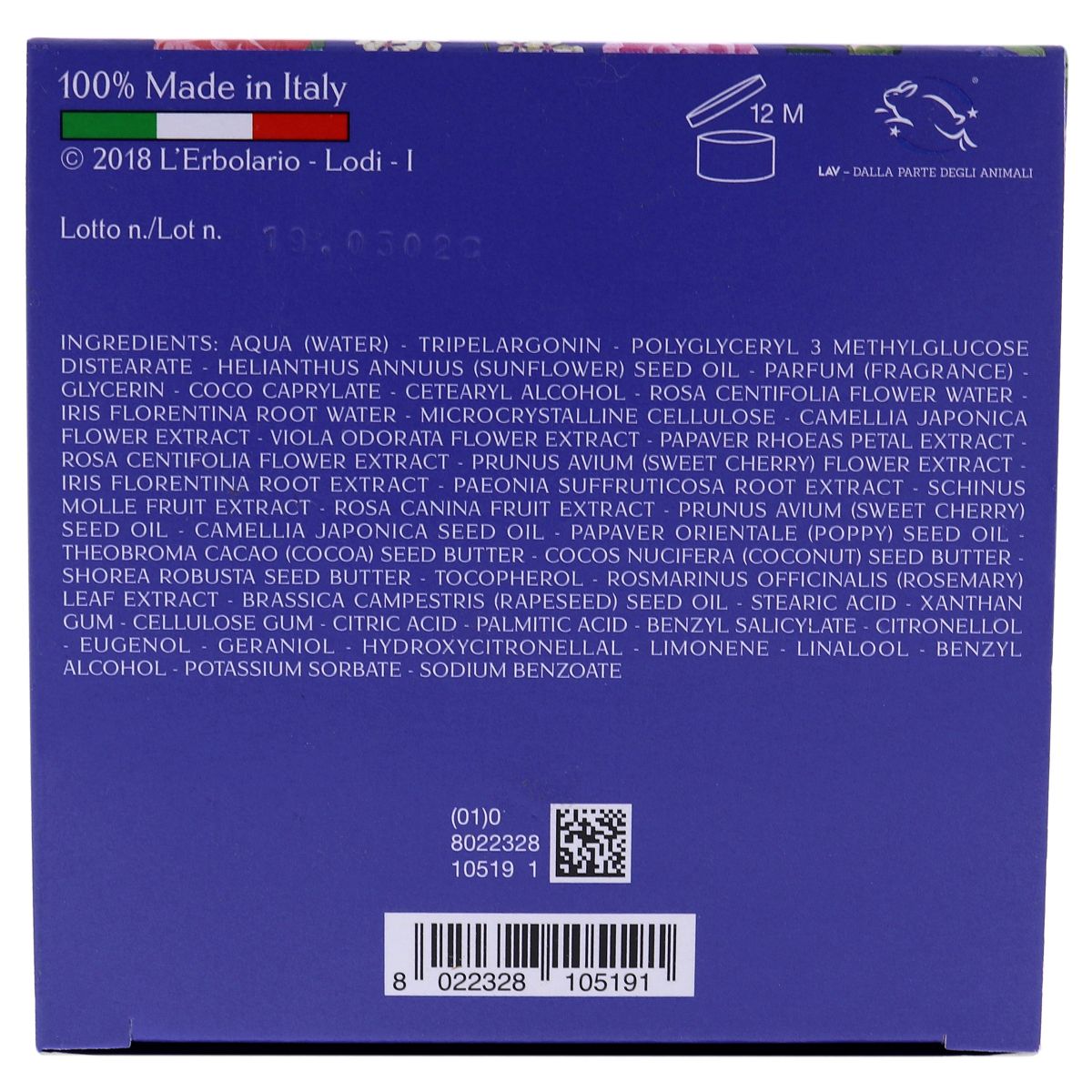 L'Erbolario Dance of Flowers Perfumed Body Cream - Body Cream for Dry Skin - 6.7 oz - thumbnail 6