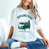 Simply Sage Market Women's Explore More Surf Board Short Sleeve Garment Dyed Tee - 2 of 3