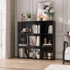 FUFU&GAGA Black Dislay Cabinet with Enhanced Lighting Features Bookshelves - 2 of 4