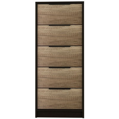 NicBex Dresser for Bedroom,Chest of Drawers with Black Metal Handle Design,Storage Dressers for Bedroom