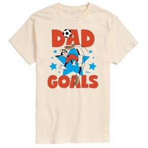 Men's - Disney - Goofy Dad Goals Soccer Short Sleeve Graphic T-Shirt - 1 of 4
