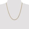 Black Bow Jewelry 3mm 14k Yellow Gold Solid Concave Anchor Chain Necklace - 2 of 4