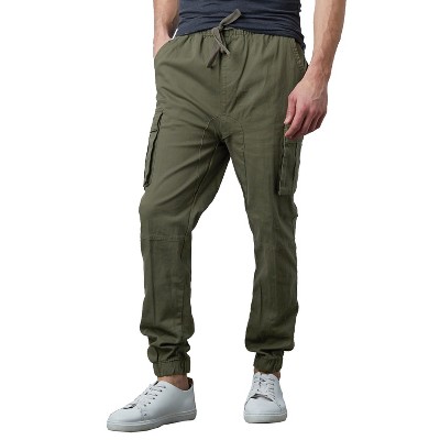 Jump Start Men's Super Flex Stretch Cargo Jogger Pants