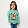 The Juniper Shop March Vibes Basketball Cheetah Youth Sweatshirt - 2 of 4