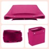 Unique Bargains Portable Makeup Bags and Organizers Encrypted Felt Purse Insert 6.7 x 3.9 x 6.3 Inch - 4 of 4