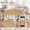 Modern Braided Printed Large Rug Washable Stain Resistant Indoor Carpet with Non-Slip Backing Soft Carpet Nursery Apartment - 4 of 4
