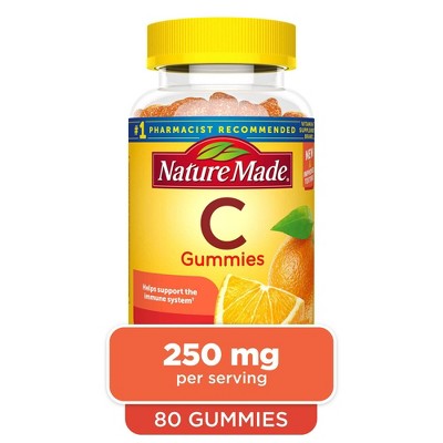Nature Made Vitamin C 250 mg Gummies - Tangerine - 80ct