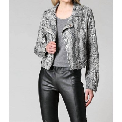 Women's Snake Print Blazer Jacket - Fate