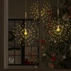 vidaXL Firecrack Light Set of 4 Warm white Copper Compact - 2 of 4