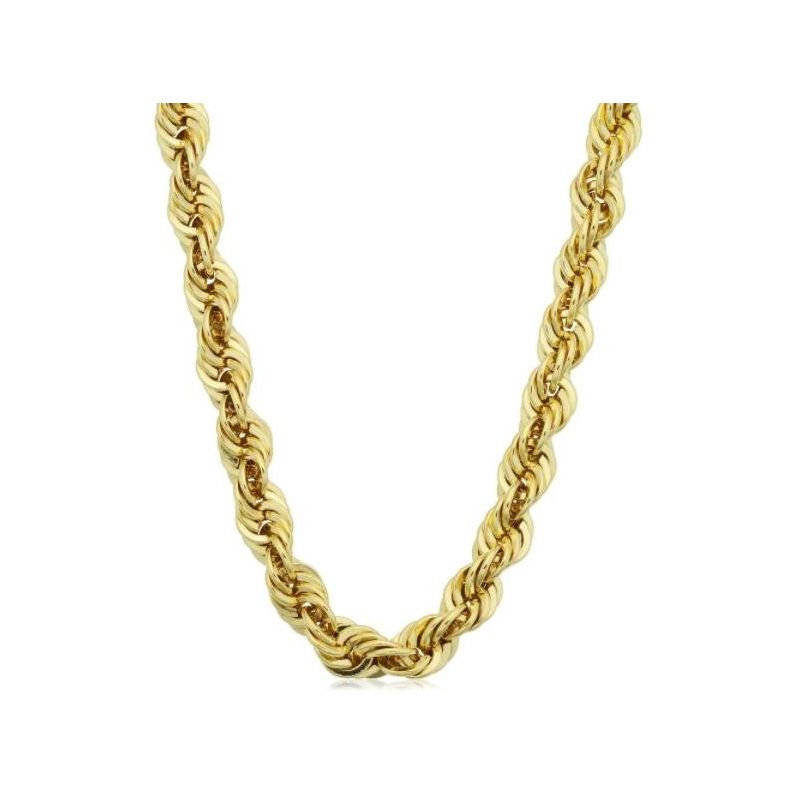 Pompeii3 Men's 14k Yellow Gold Filled 6-mm Rope Chain Necklace, 1 of 5