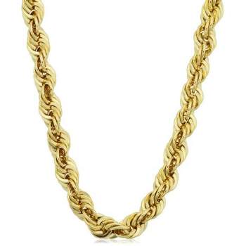Pompeii3 Yellow 14kt Gold Filled Men's 4.2mm Rope Chain Necklace