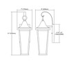 Elk Home Vinton 1 - Light Wall Light in  Matte Black - 2 of 4