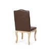 2pk Shylo Contemporary Faux Leather Dining Chairs - Christopher Knight Home - 3 of 4
