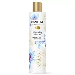 Pantene Illuminating Sulfate Free Biotin Shampoo for Nourishing Color Safe, Nutrient Blends - 9.6 fl oz