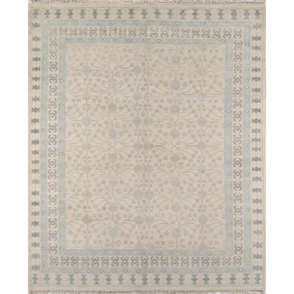 2'x3' Concord Sudbury Hand Knotted Wool Area Rug Ivory - Erin Gates by Momeni
