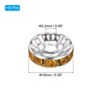 Unique Bargains Rhinestone DIY Jewelry Making Spacer Beads 50 Pcs - 2 of 4