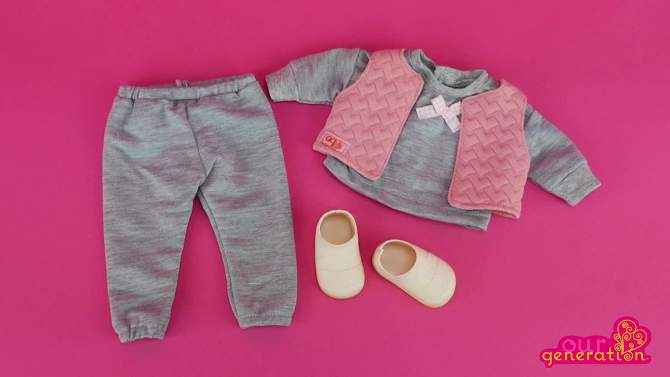 Our Generation Super Cute Tracksuit Outfit for 18&#34; Dolls, 2 of 9, play video