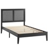 Modway Sirocco Rattan and Wood Twin Platform Bed - 2 of 4