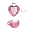 Unique Bargains Acrylic Flat Back Heart DIY Crafting Decor Jewelry Rhinestone 20 Pcs - 2 of 4
