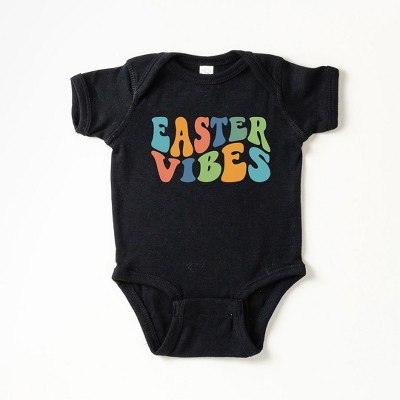 The Juniper Shop Easter Vibes Wavy Baby Bodysuit