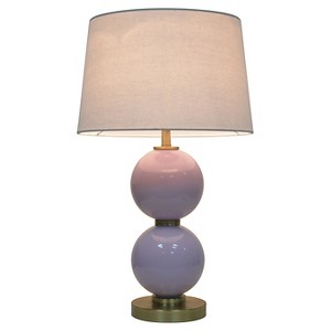 Glass Ball Table Lamp with Touch On/Off Purple (Includes CFL bulb) - Pillowfort , Size: Includes Energy Efficient Light Bulb