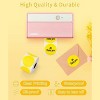 JADENS 2-Inch Round Thermal Sticker Labels – Self-Adhesive, Waterproof, 750 Labels/Roll (Yellow) - 4 of 4