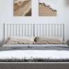 vidaXL 35.4-Inch Metal Headboard for Full Size Beds, Durable Steel Construction Headboard for Modern Minimalist Bedroom, Easy Assembly, White - 3 of 4