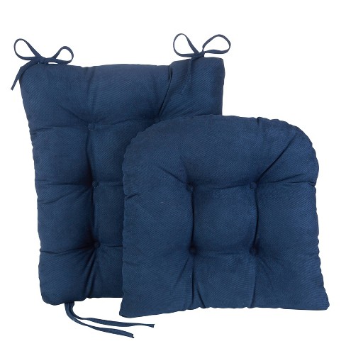 Gripper Twillo Jumbo Rocking Chair Seat and Back Cushion Set Indigo