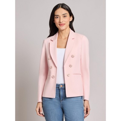 Jones New York Petite Faux Double Breasted Jacket