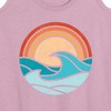 Women's - Instant Message - Wave Scene Graphic Racerback Tank - 2 of 4