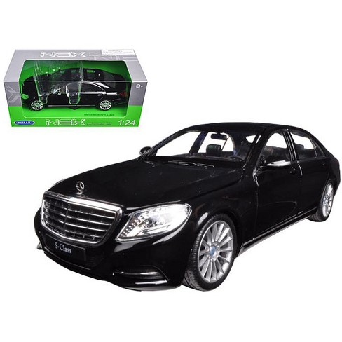 Mercedes Benz S Class With Sunroof Black Nex Models 1 24 Diecast Model Car By Welly Target