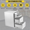 Outdoor Kitchen Drawers, Stainless Steel BBQ Drawer with Divider - Built-in Flush Mount for BBQ Islands - 3 of 4