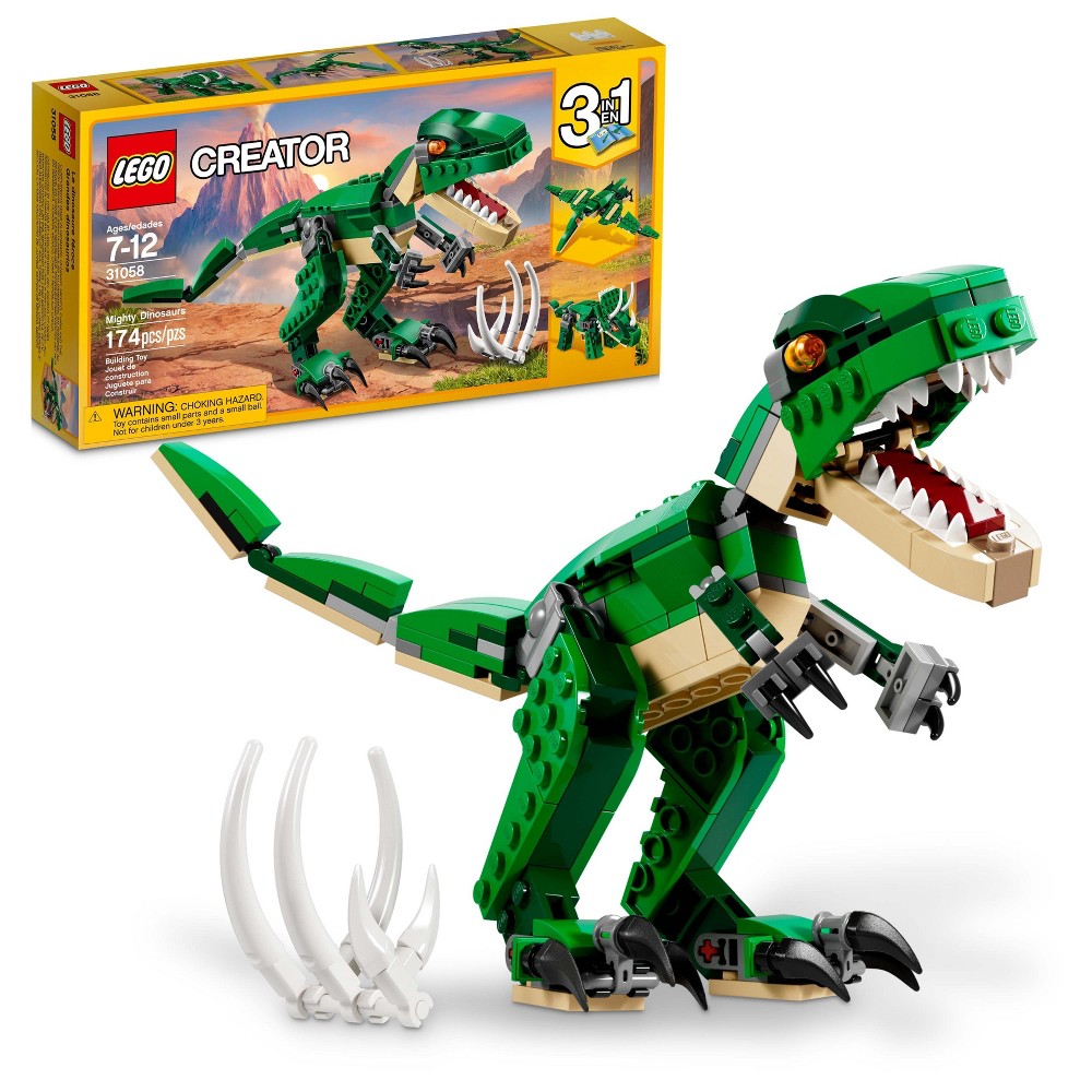 UPC 673419266482 product image for LEGO Creator 3 in 1 Mighty Dinosaurs Model Building Set 31058 | upcitemdb.com
