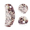 Unique Bargains Semicircular-shape Hair Comb 1 Pc - 2 of 4