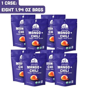 Mavuno Harvest Organic Dried Mango + Chili Fruit Bites, a Healthy Snack with No Preservatives or Added Sugars, 1.94 oz Bags - 6 PK - 1 of 4