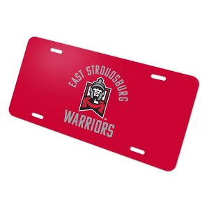 East Stroudsburg University of Pennsylvania Warriors Logo Novelty Metal Vanity Tag License Plate - 1 of 4