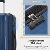 Whisen 2-Piece ABS Luggage Set with Spinner Wheels & TSA Lock - 4 of 4