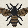 Saro Lifestyle Honeybee Treasure Placemat (Set of 4), 15"x15", Gold - 4 of 4