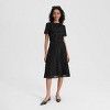 Women's Semi-Sheer Jacquard A-Line Skirt - A New Day™ - 2 of 4