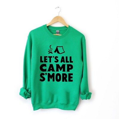 Simply Sage Market Women's Graphic Sweatshirt Let's All Camp S'More