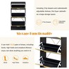 Shoe Cabinet with 3 Flip Drawers, Freestanding Shoe Storage Organizer, Hidden Narrow Shoe Rack for Entrance Hallway Living Room - 4 of 4