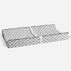 Bacati - Mustache Quilted Muslin Changing Pad Cover Black - 4 of 4