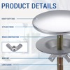 Sink Hole Cover 2-Pack – 2 Inch Deck Plate for Kitchen or Bathroom Faucet - 4 of 4