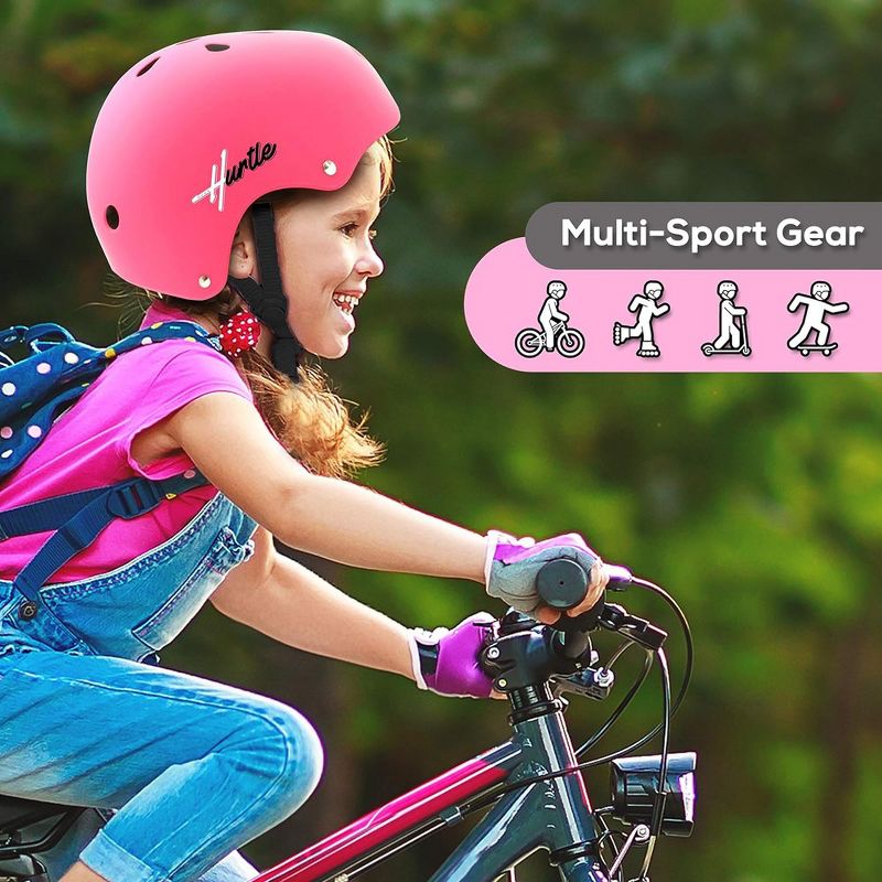 Sports Safety Bicycle Kids Helmet - Pink, 2 of 9